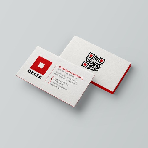 DELTA Business Card Relaunch Design réalisé par Design"Glory"