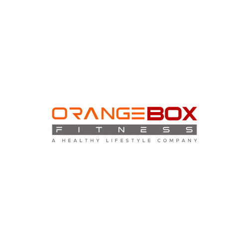 New Orange Box Fitness Logo Design by milstumil