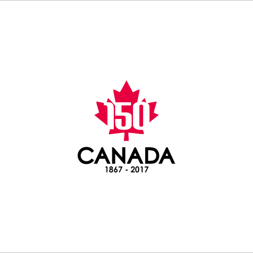 Community contest: Design Canada’s 150th birthday logo! Design by as'ad17