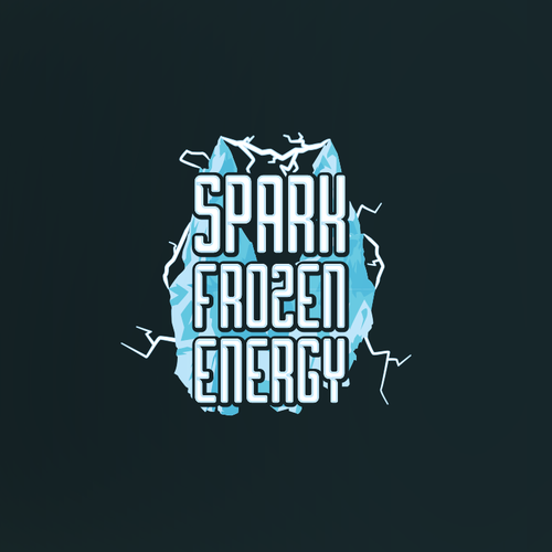 Create a Cool Logo for a Frozen Energy Drink called Spark Frozen Energy ...