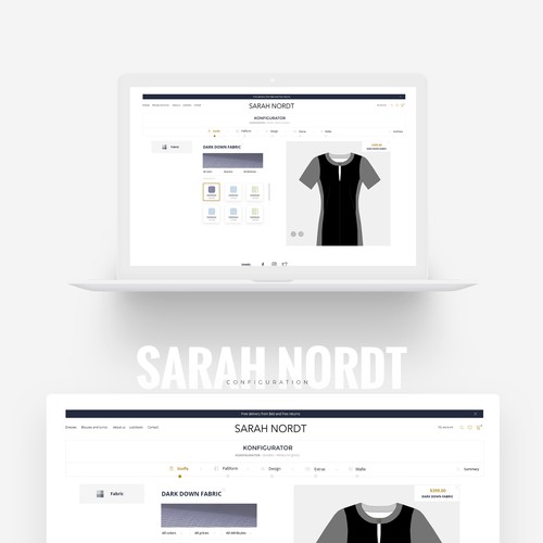 Proposta di design per un contest della categoria Design di sito web realizzata da NIKA DIGITAL AGENCY
