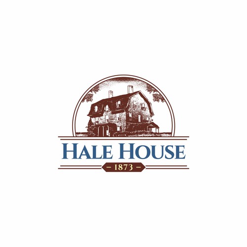 Historic and Famous Hale House Logo Design Design by Adam Anggriawan