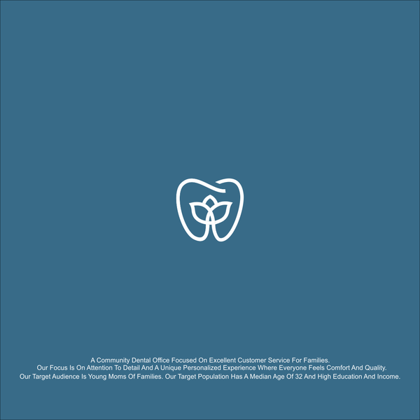 Design by yedd438 titled "Bloomvale Dental"