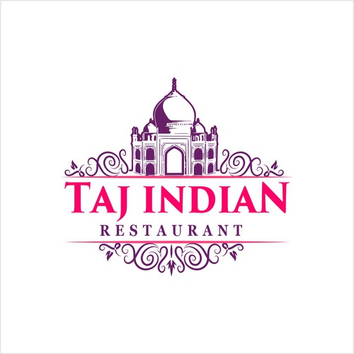 Taj indian restaurant logo design デザイン by Nikitin