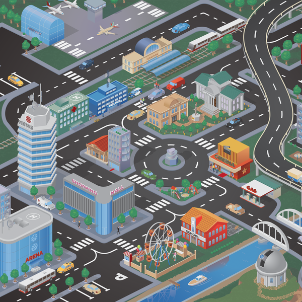 City playmat