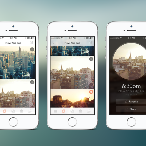Photo sharing tagging App App design contest