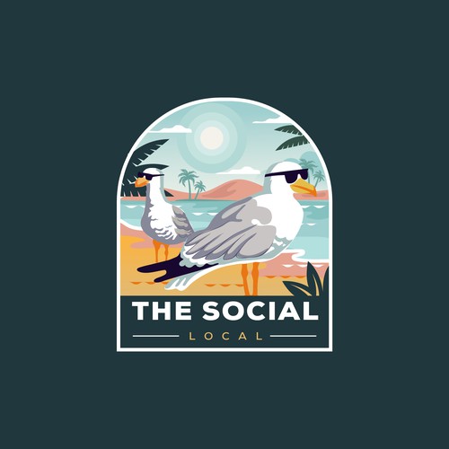 Beachy Clothing Brand Logo Design by smitadesign