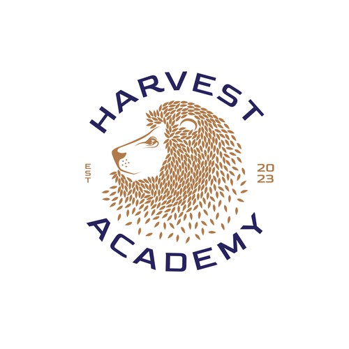 Harvest Academy Lions Mascot Design by Gerasim