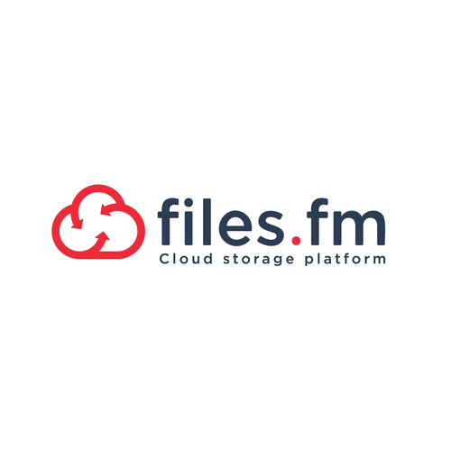 Files.fm logo and brand refresh for cloud storage platform Design by Saber Design