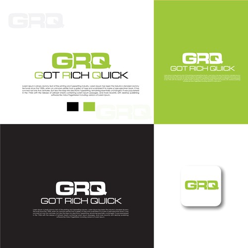 Logo for got rich quick Design by multigraphicz™