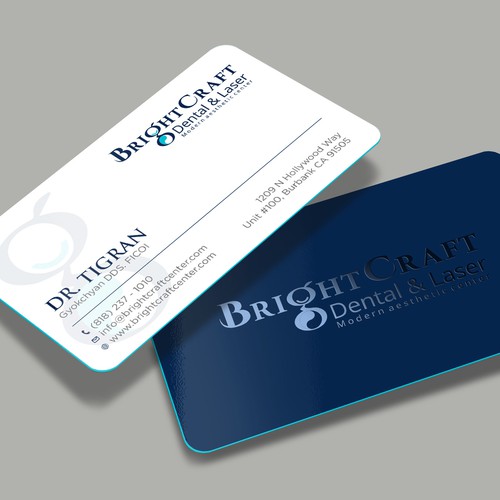 Modern Dental and Medical SPA business card Design réalisé par RENEXIT