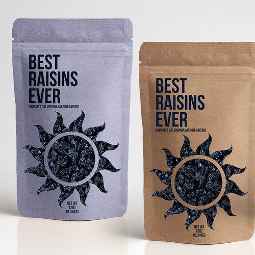 Best Raisins Ever - package design for PREMIUM raisins Design by Chupavi