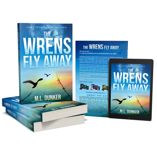 Cover Contest For A Fiction Series The Wrens Fly Away - Book 5 Réalisé par Kareem.S