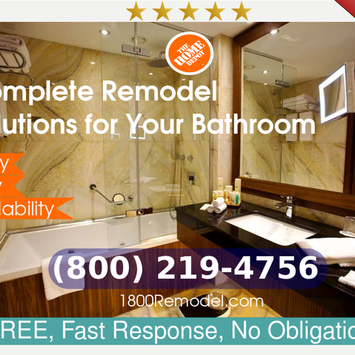 **GUARANTEED** Unique Large Bathroom Remodeling Promo Ad Needed
