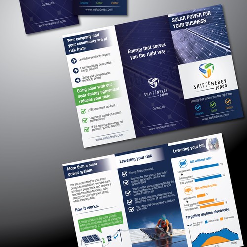 Brochure design for innovative energy company | Brochure contest