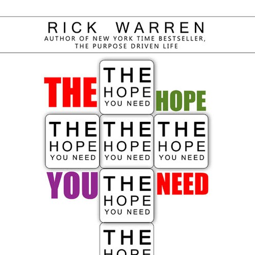 Design Rick Warren's New Book Cover Diseño de Mike-O