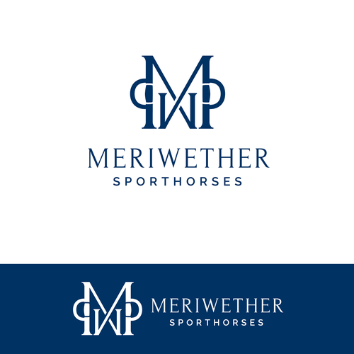 "Understated, equestrian-inspired monogram for horse sales business" winning Signage