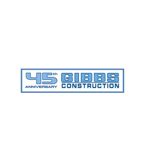 Modern & Creative Logo for our Construction Company 45th Anniversary Design by luce y turo