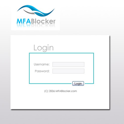 Clean Logo For MFA Blocker .com - Easy $150! Design by jamhxm