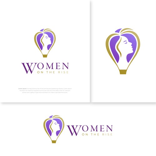 Women on the RISE logo Design by CreativeJAC