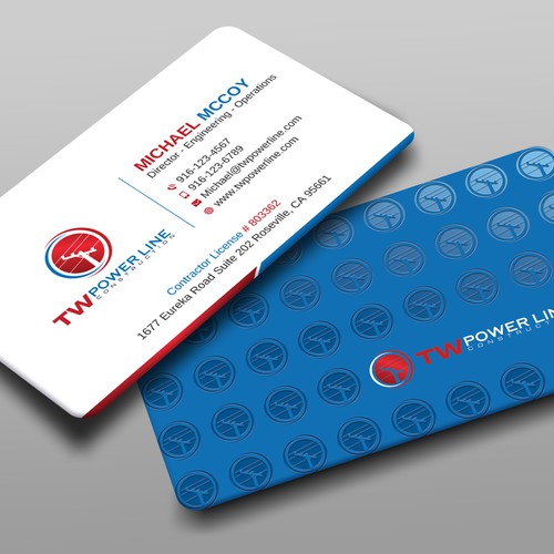 Business Card for a high voltage company Design by prosenjit_P