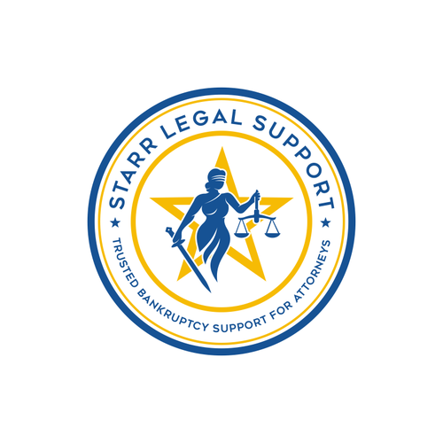 "Logo Design for Premium Bankruptcy Paralegal Support for Attorneys" winning PowerPoint template
