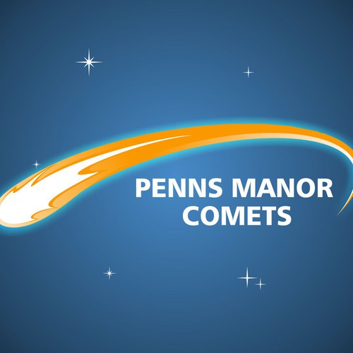 Create a Brand Logo for the 'Penns Manor Comets' with Comet logo! Diseño de Z E N