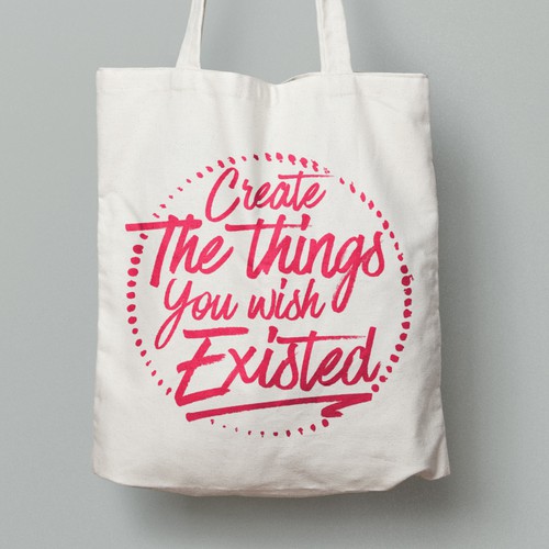 8 simple quote tote bag art designs Wettbewerb in der Kategorie Sonstige Kleidung Produkte 99designs