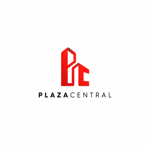 Logotipo Plaza Central Design by Sapii