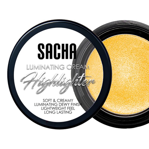 Sacha Luminating Cream Highlighter Design by ogiedesign™