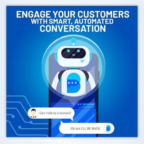 Banner for AI Chatbot Company Design by GrApHiC cReAtIoN™