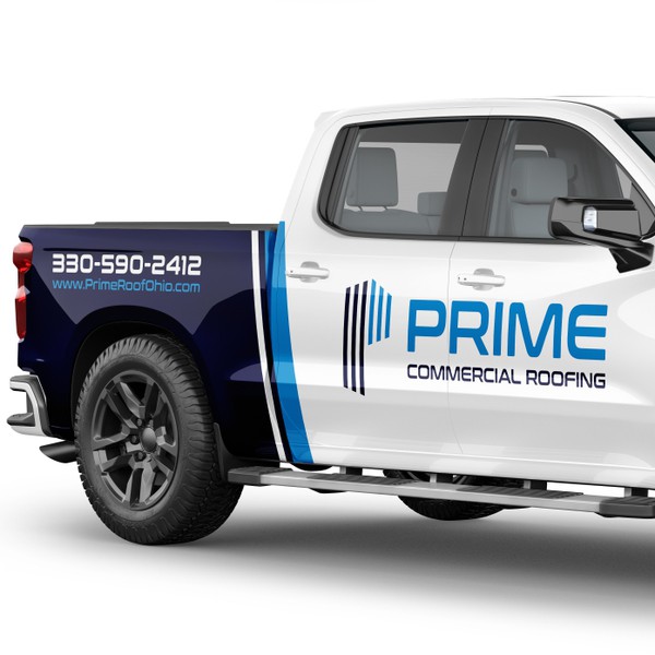 Vehicle Decal Design Contest for Prime Commercial Roofing