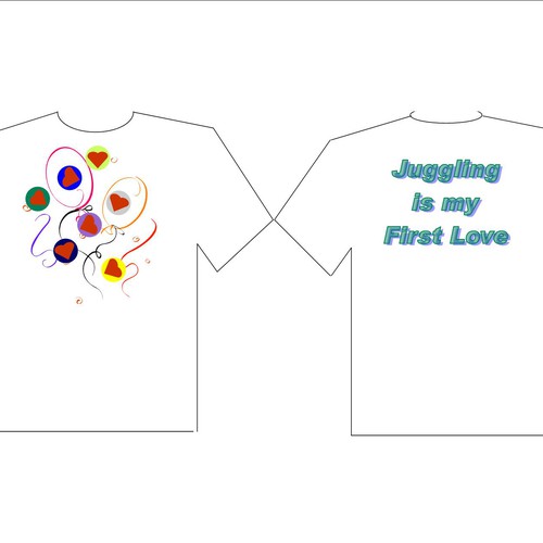 Juggling T-Shirt Designs デザイン by HeartofHome