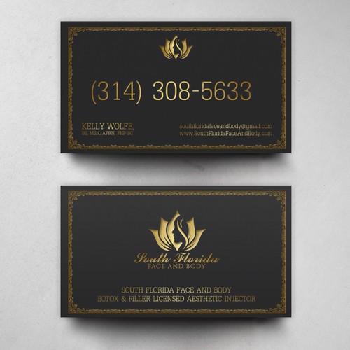 Aesthetic Business Cards Design by chandrayaan.creative