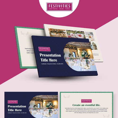 Festivities Powerpoint Deck Design by SN Asha