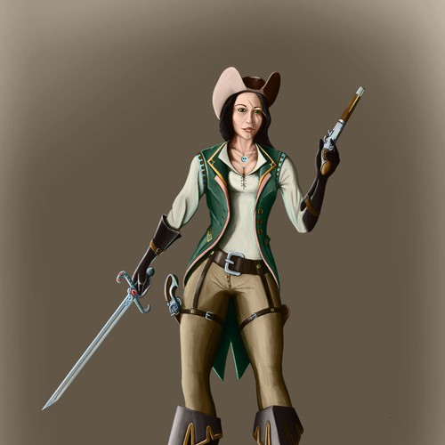 Design two concept art characters for Pirate Assault, a new strategy game for iPad/PC Ontwerp door Sebastian Sabo