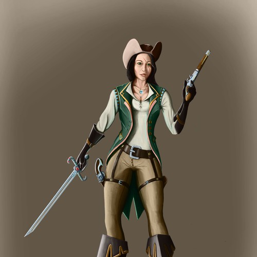 Design two concept art characters for Pirate Assault, a new strategy game for iPad/PC Design by Sebastian Sabo