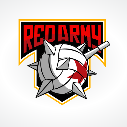 Create a cool, intense, captivating and intimidating logo for a Sports Team - RED ARMY Design by Grifix