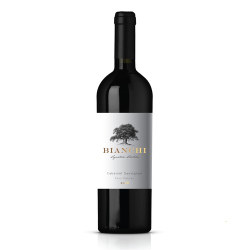 Bianchi Wine Label Design by Dragan Jovic