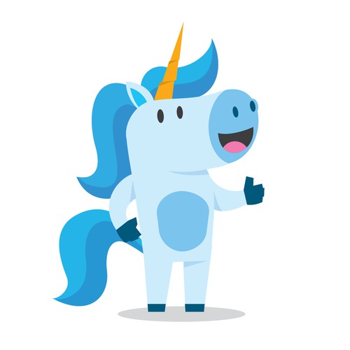 Unicorn.io needs a powerful and memorable mascot Design by leargamar