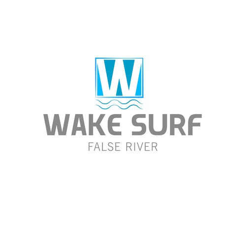 Edgy/sophisticated wake surf logo for a female/male group of wake surfers that embody a luxury life. Nothing predictable Design by SP-99