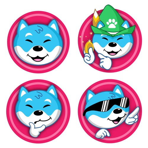 Redesign the Mascot for our Crypto Dog Coin and see it marketed EVERYWHERE! Design by 4Draw