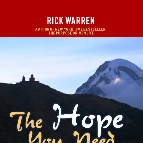 Design Rick Warren's New Book Cover Design réalisé par Giotablo