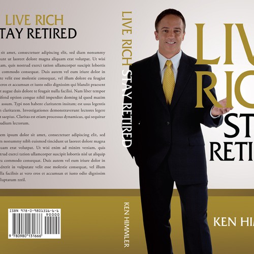 book or magazine cover for Live Rich Stay Wealthy Ontwerp door line14