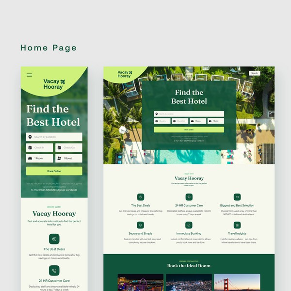 Travel Website Design