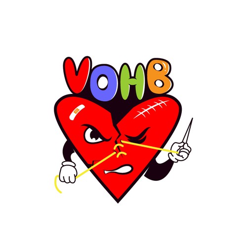 Broken Heart logo Ontwerp door VBK Studio