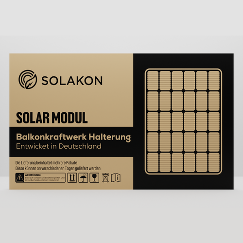 Create a nice Packaging Design for Solar Panels Design by Purushotham49