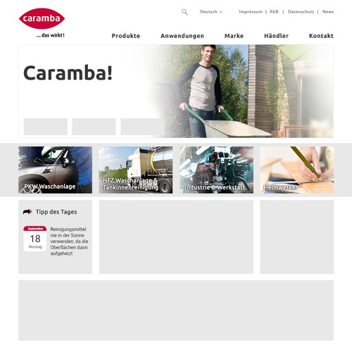 Web page design contest entry by Marius VILAIA
