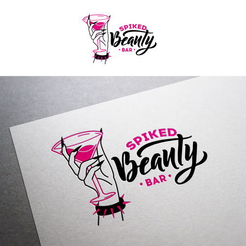 design a creative unique logo for a beauty bar. Design by MilaDiArt17