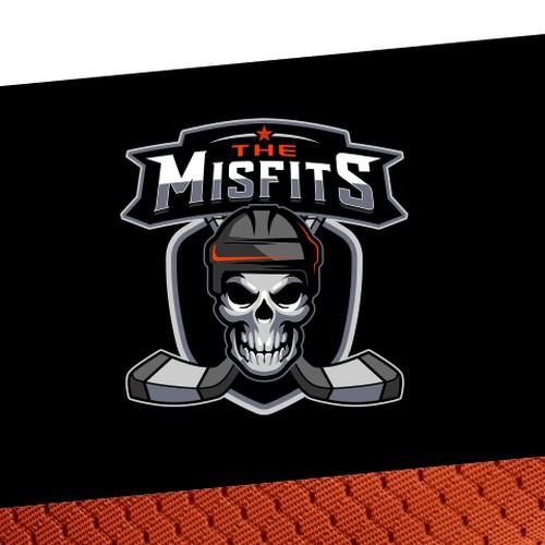 コンペ「The Misfits Hockey Tournament Team」のデザイン by Mitarimさん 